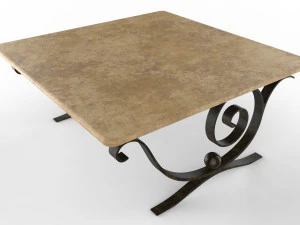 coffee table aegean 3D Model