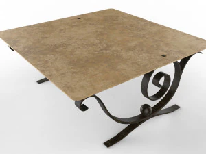 coffee table aegean 3D Model
