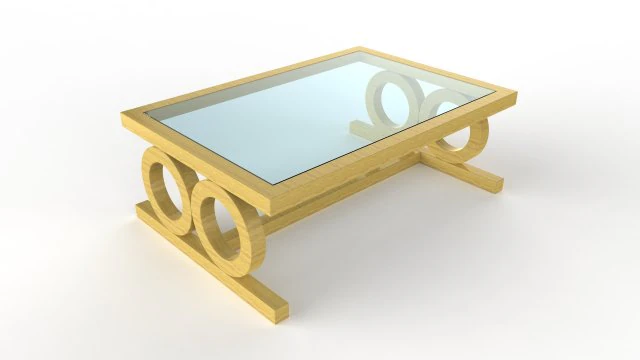 журнальний столик Ашер 3D Модель .c4d .max .obj .3ds .fbx .stl .blend 