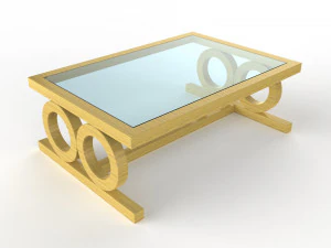 애셔 커피 테이블 3D 모델