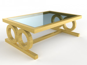 asher coffee table Model 3D