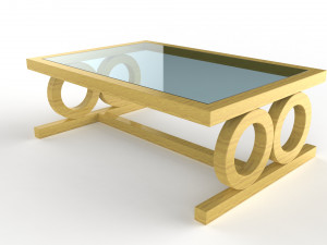 asher coffee table Model 3D