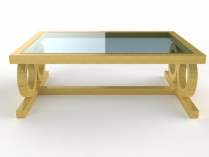 asher coffee table Model 3D