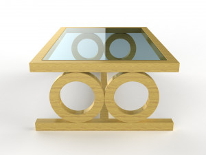 asher coffee table Model 3D