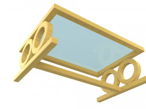 журнальний столик Ашер 3D Модель