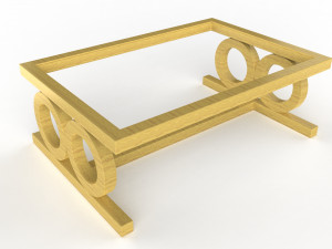 asher coffee table Model 3D