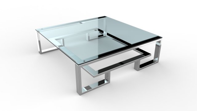 brooklyn coffee table 3D Model .c4d .max .obj .3ds .fbx .stl .blend
