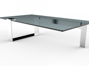 plinsky glass coffee table Model 3D