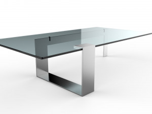 plinsky glass coffee table Model 3D