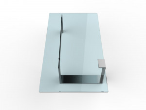 plinsky glass coffee table Model 3D