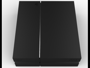 sony ps4 console and dualshock controller 3D Model
