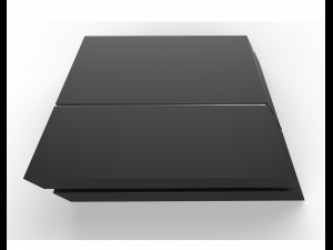 sony ps4 console and dualshock controller 3D Model
