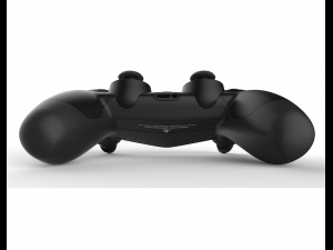 sony ps4 console and dualshock controller 3D Model