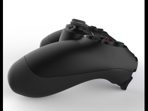 sony ps4 console and dualshock controller 3D Model