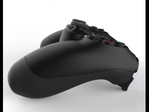 sony ps4 console and dualshock controller 3D Model