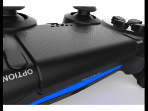 sony ps4 console and dualshock controller 3D Model