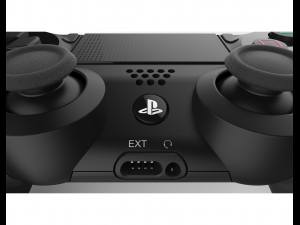 sony ps4 console and dualshock controller 3D Model