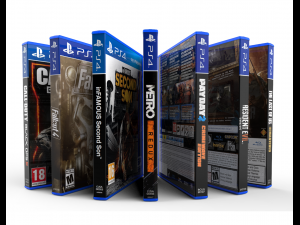 sony ps4 console and dualshock controller 3D Model