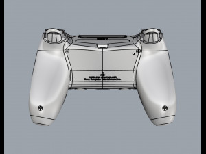 sony ps4 console and dualshock controller 3D Model