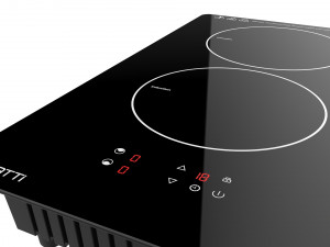 fogatti cooktop 2 burners 200 induction 3D Модель
