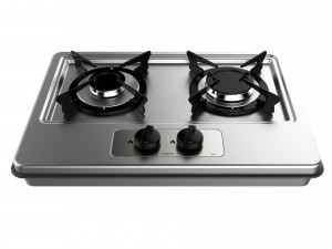 fogatti cooktop 2 burners 200i 3D Model
