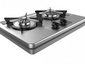 fogatti cooktop 2 burners 200i 3D Model