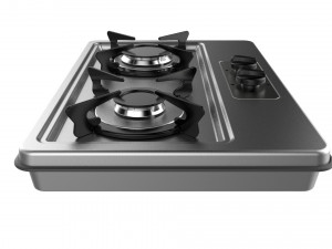 fogatti cooktop 2 burners 200i 3D 模型