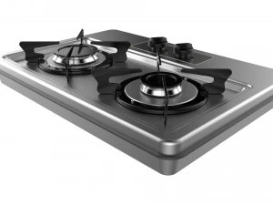 fogatti cooktop 2 burners 200i 3D Model
