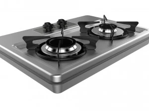 fogatti cooktop 2 burners 200i 3D Model