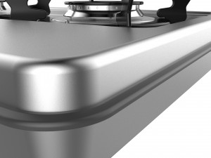 fogatti cooktop 2 burners 200i 3D 模型