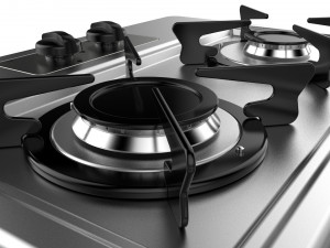 fogatti cooktop 2 burners 200i 3D 模型