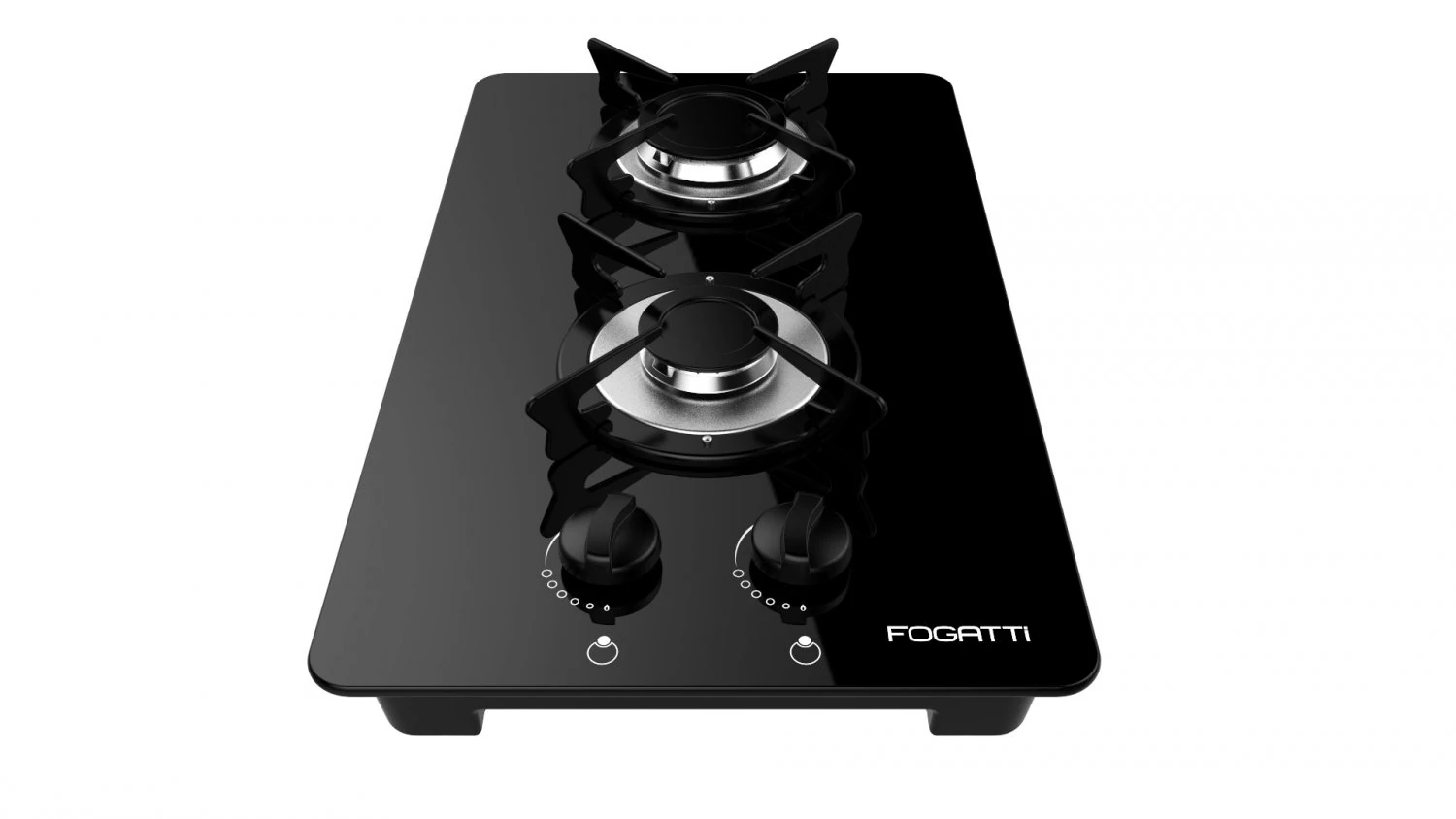 fogatti cooktop 2 burners v200 3D Model .c4d .max .obj .3ds .fbx .stl .blend 
