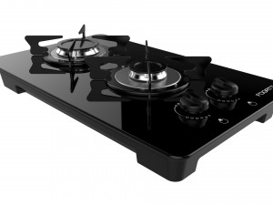 fogatti cooktop 2 burners v200 3D मॉडल