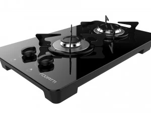 fogatti cooktop 2 burners v200 3D Model