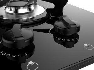 fogatti cooktop 2 burners v200 3D मॉडल