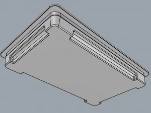 fogatti cooktop 2 burners v200 3D Model