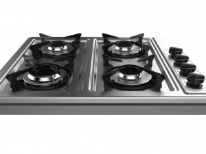 fogatti cooktop 4 burners 400i 3D Model