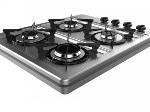 fogatti cooktop 4 burners 400i 3D Model