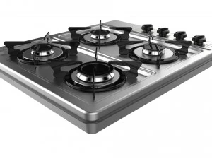 fogatti cooktop 4 burners 400i 3D Model