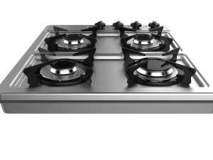 fogatti cooktop 4 burners 400i 3D Model