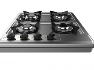 fogatti cooktop 4 burners 400i 3D Model