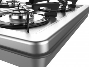 fogatti cooktop 4 burners 400i 3D Model