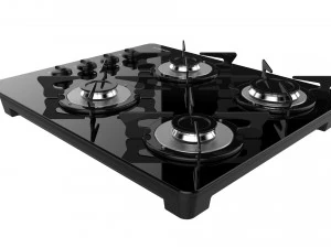 fogatti cooktop 4 burners v400 3D Model