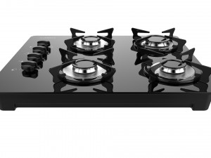 fogatti cooktop 4 burners v400 Modèle 3D