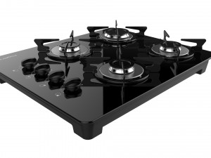fogatti cooktop 4 burners v400 Modèle 3D