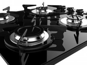 fogatti cooktop 4 burners v400 Modèle 3D