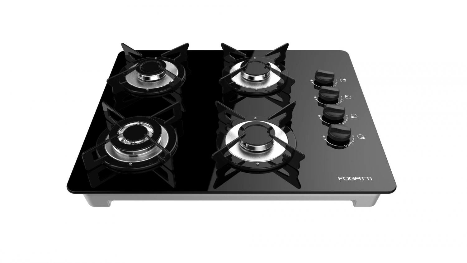 fogatti cooktop 4 burners v400 tc 3D Model .c4d .max .obj .3ds .fbx .stl .blend 