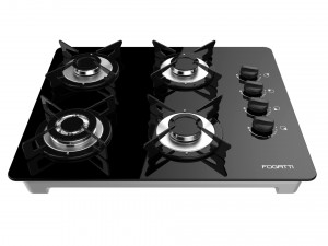 fogatti cooktop 4 burners v400 tc 3D Model