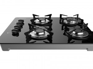fogatti cooktop 4 burners v400 tc 3D Model