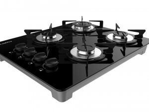 fogatti cooktop 4 burners v400 tc 3D Model